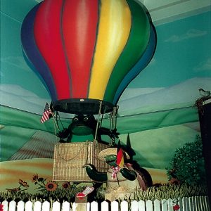 Heißluftballon Kulisse